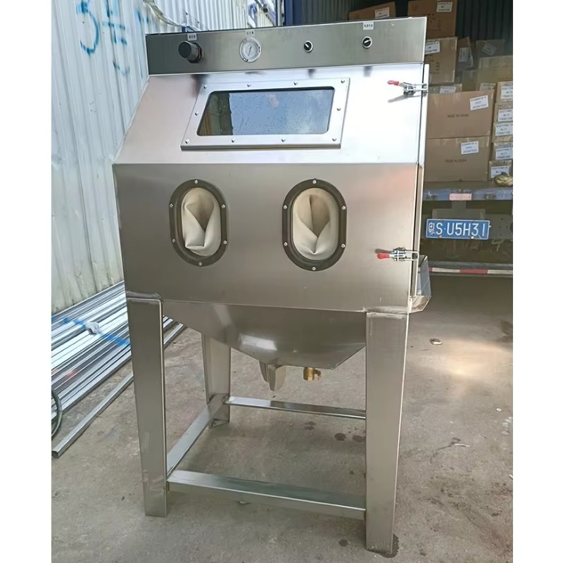 Sandblaster Cabinet - ตู้พ่นทรายแบบเปียก พร้อมเครื่องพ่นทรายไอน้ำ สำหรับกำจัดสนิม ด้วยวัสดุทราย