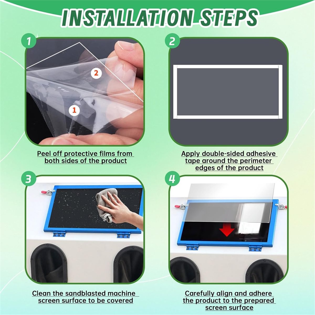 ฝาครอบเลนส์สำหรับตู้พ่นทราย รุ - Sandblaster Cabinet บทวิจารณ์และราคา
