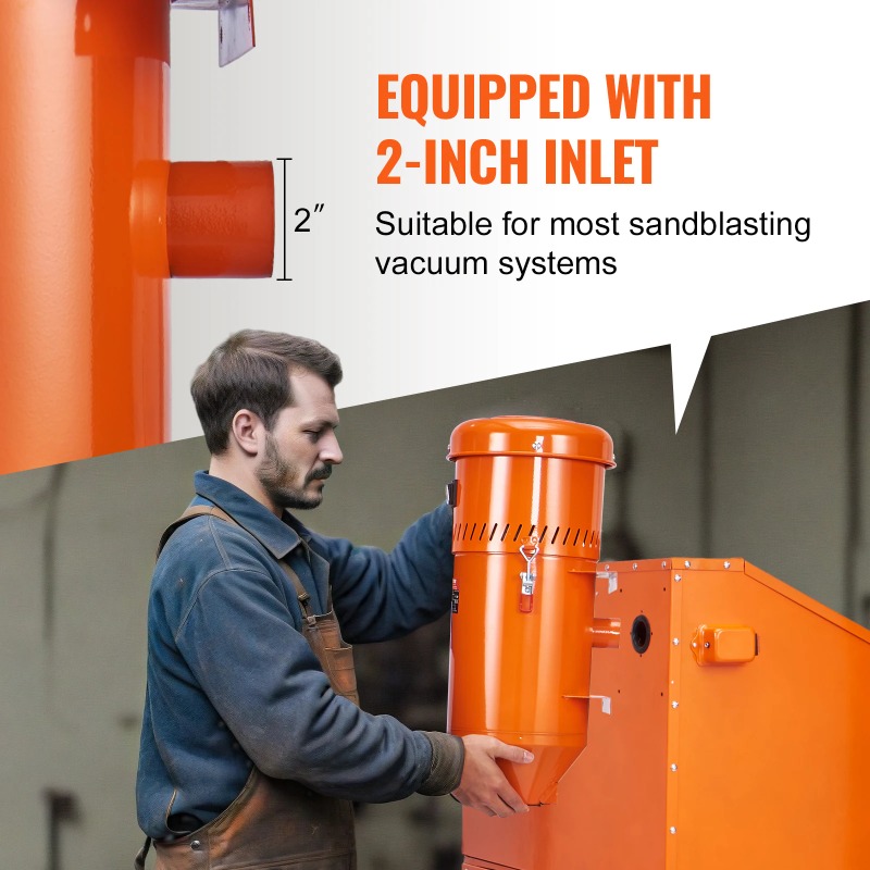 ระบบเก็บฝุ่นแบบ Universal Fit  - Sandblaster Cabinet บทวิจารณ์และราคา