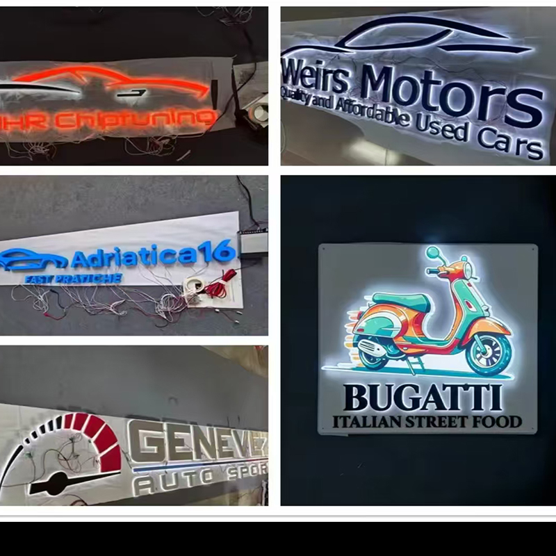ป้ายไฟ LED แบบกำหนดเองสำหรับติ - Auto Repair Shop Logo Design บทวิจารณ์และราคา